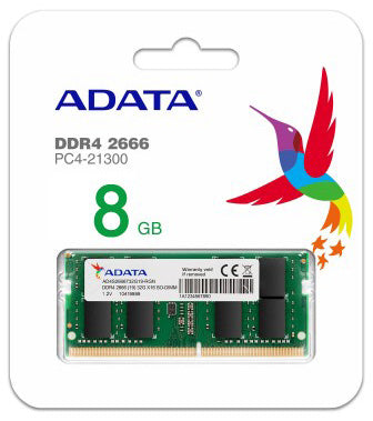 ADATA 8GB DDR4 2666MHz SO-DIMM LAPTOP RAM | Laptop Spares