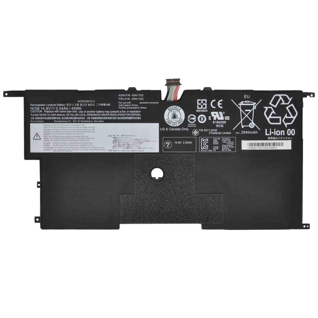 Lenovo ThinkPad X1 Carbon 2014 45N1702 45Wh Internal Battery