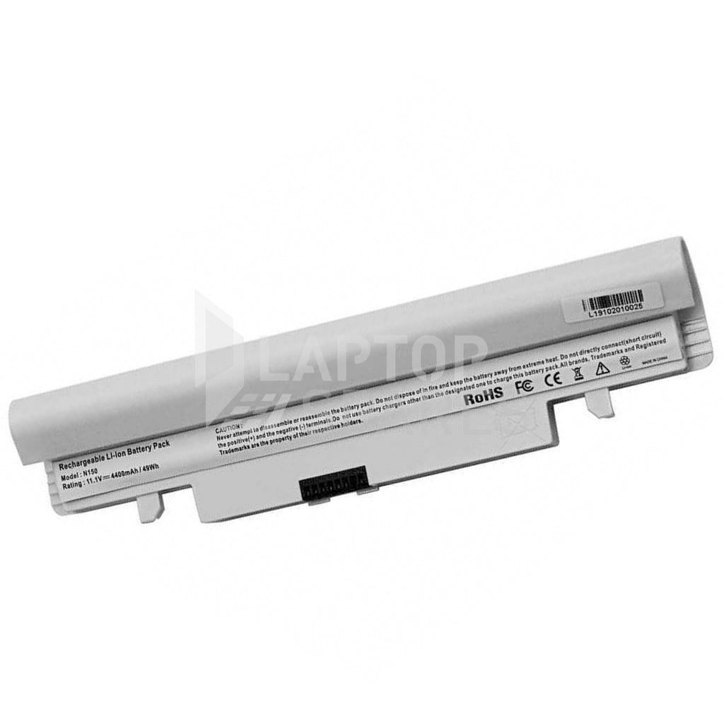 Samsung N150 White 4400mAh 6 Cell Battery - Laptop Spares