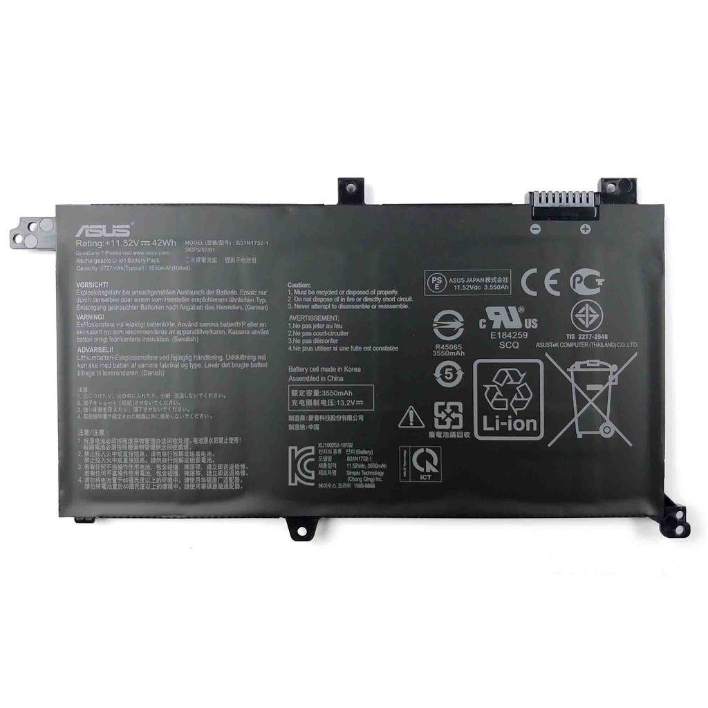 Asus Vivobook 15 NB K571 B31N1732 42Wh Internal Battery