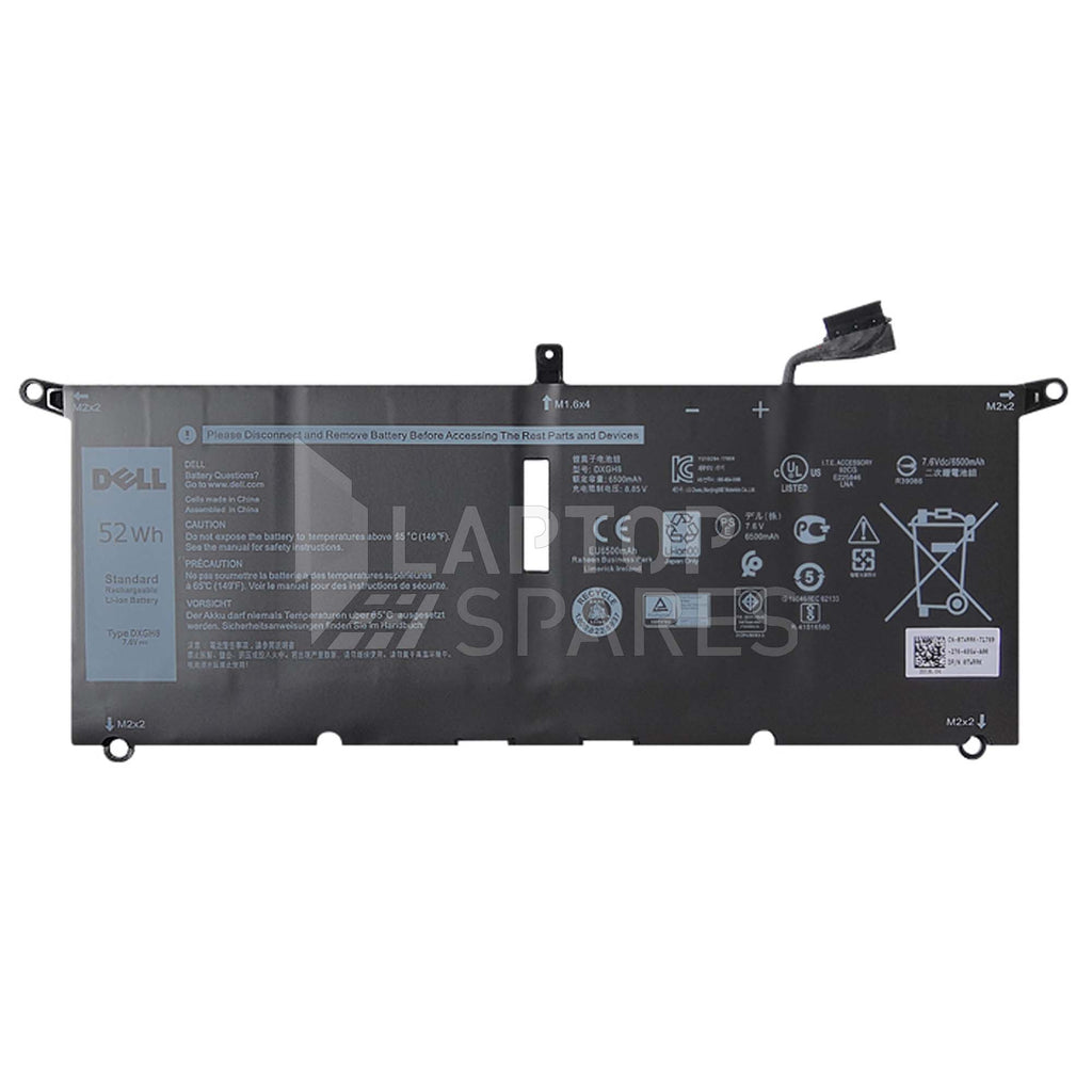 Dell XPS 13 9380 52Wh Internal Battery - Laptop Spares