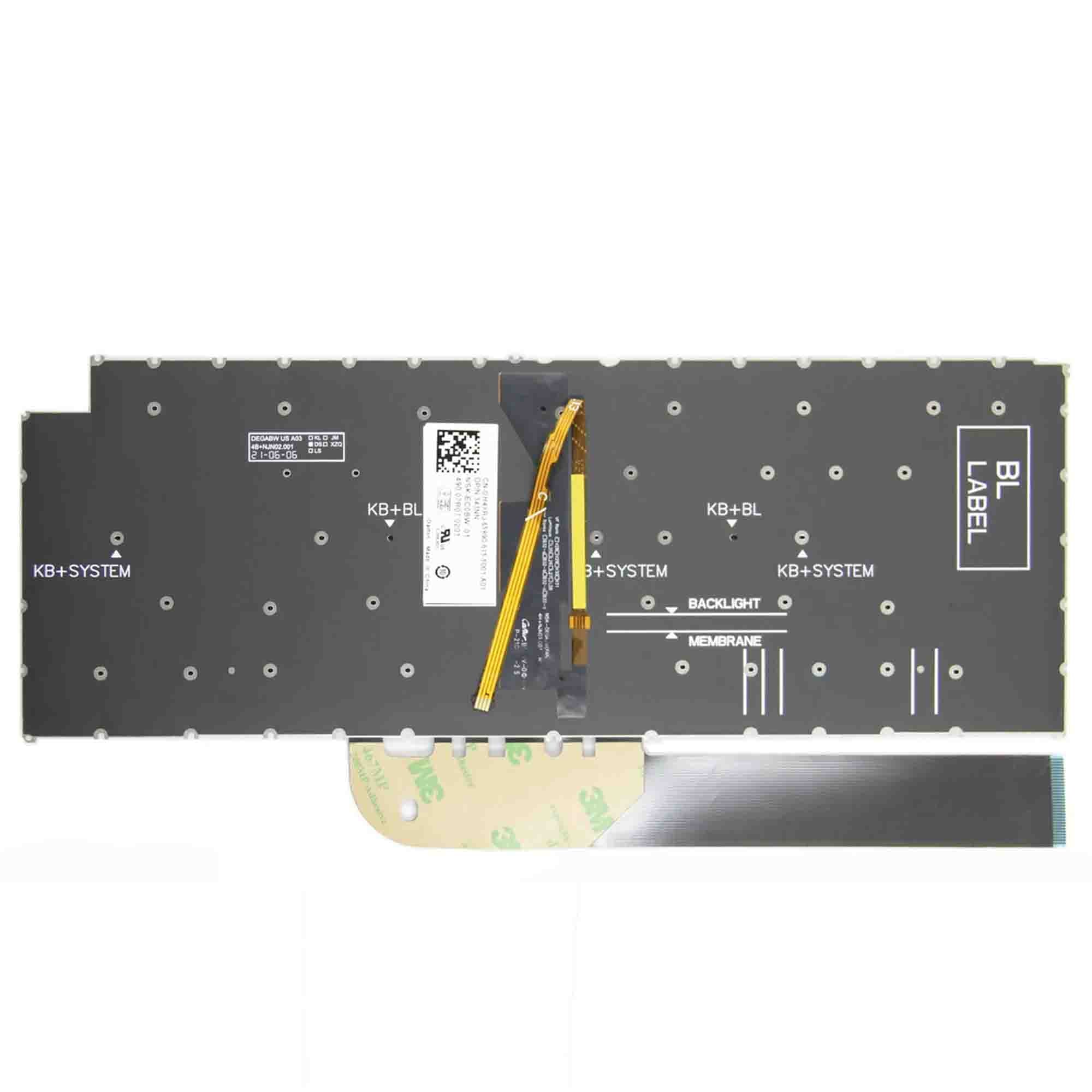 New For Dell Latitude E6230 E6320 E6330 Laptop Keyboard Tangentbord
