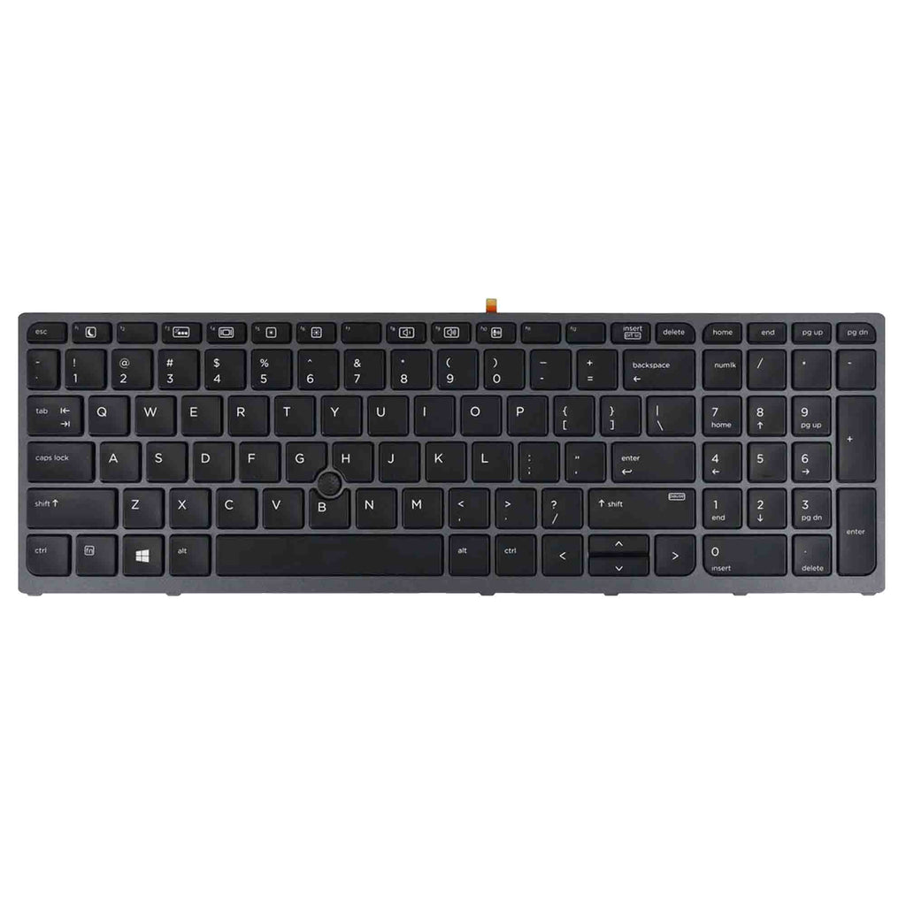 HP ZBook 17 G3 with Frame Laptop Backlit Keyboard - Laptop Spares