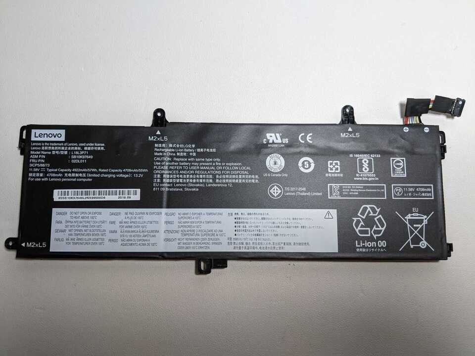 Lenovo ThinkPad T590 T14 T15 (1st 2nd GEN) (L18M3P73) (L18C3P71) Battery - Laptop Spares