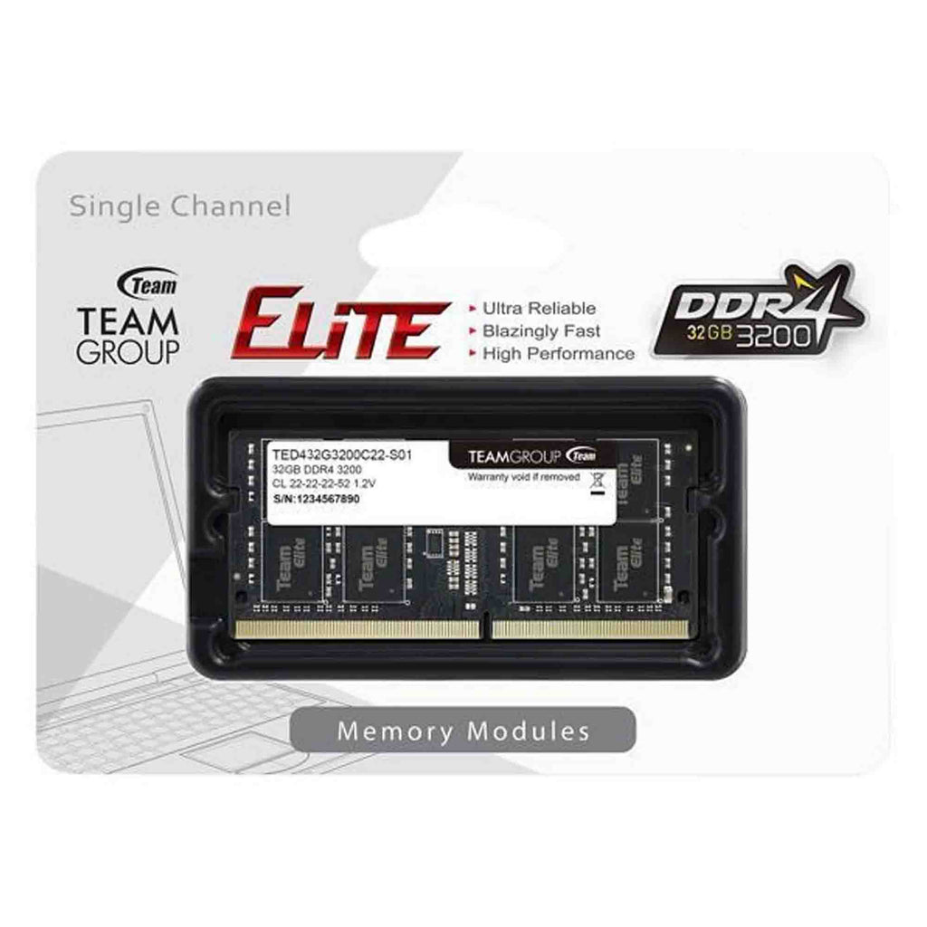 TEAMGROUP 32GB DDR4 3200MHz SO-DIMM LAPTOP RAM