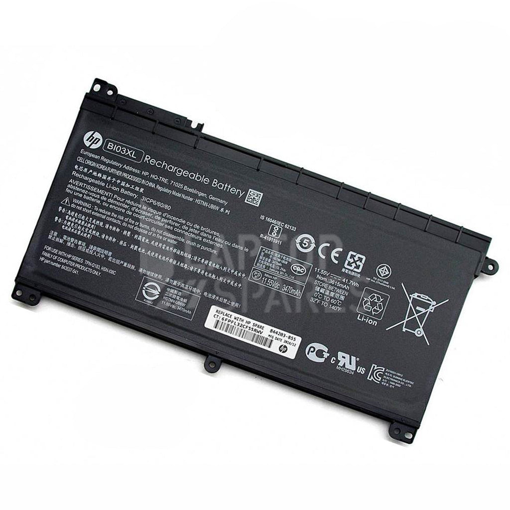 HP 0N03XL 41.5Wh 3 Cell Battery - Laptop Spares