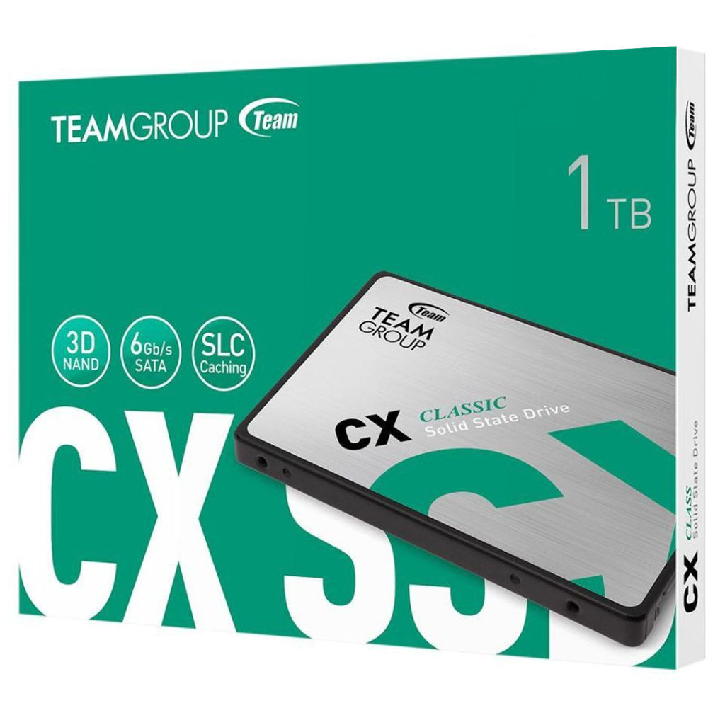 TEAMGROUP CX2 1TB 3D-TLC Solid State Drive - Laptop Spares