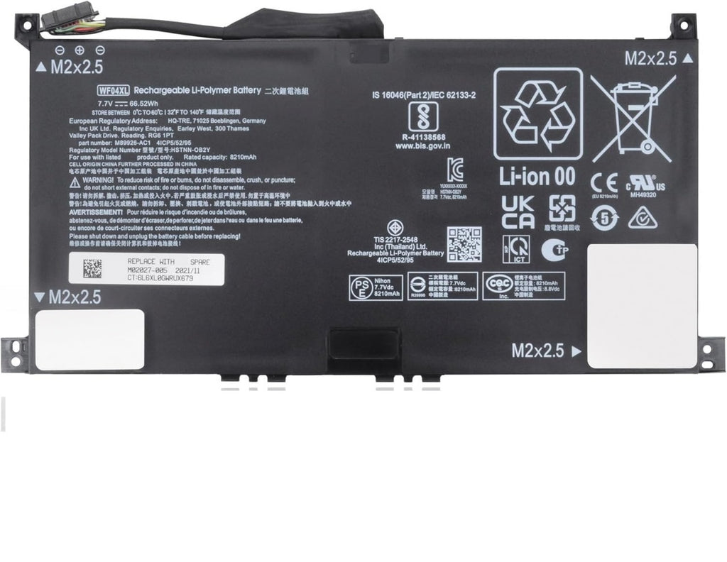WF04XL Battery for HP Envy X360 2-in-1 13-BF Series - Laptop Spares