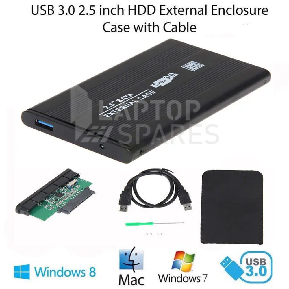 Laptop Hard Drive Portable Case 2.5" inch USB 3.0 - Laptop Spares