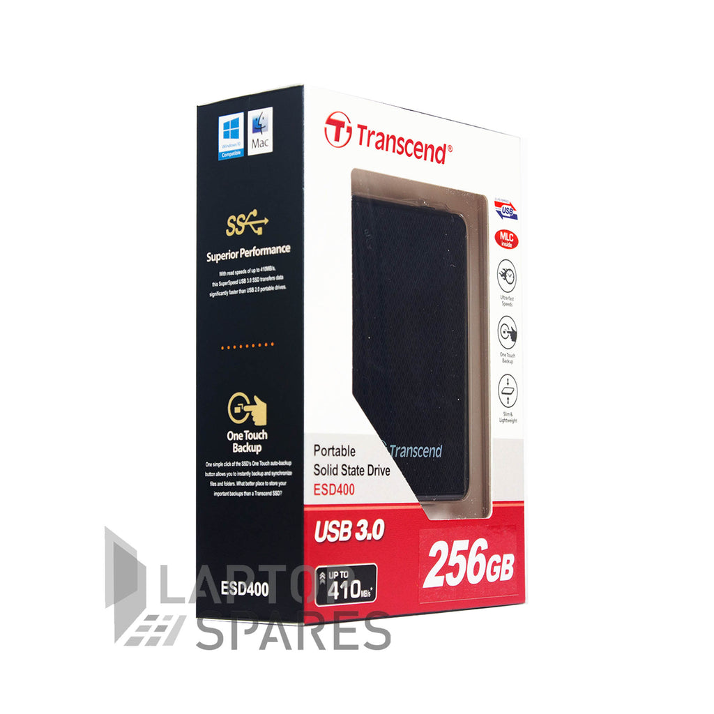 Transcend ESD400 256GB USB 3.0 External Solid State Drive - Laptop Spares