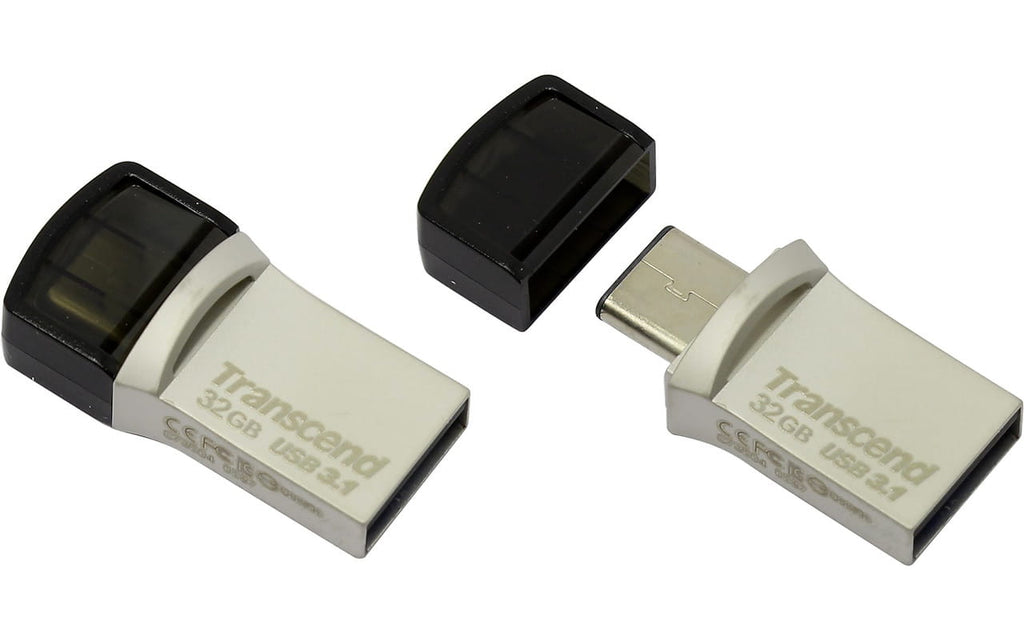 Transcend 32GB JetFlash 890 USB Type C OTG Flash Drive