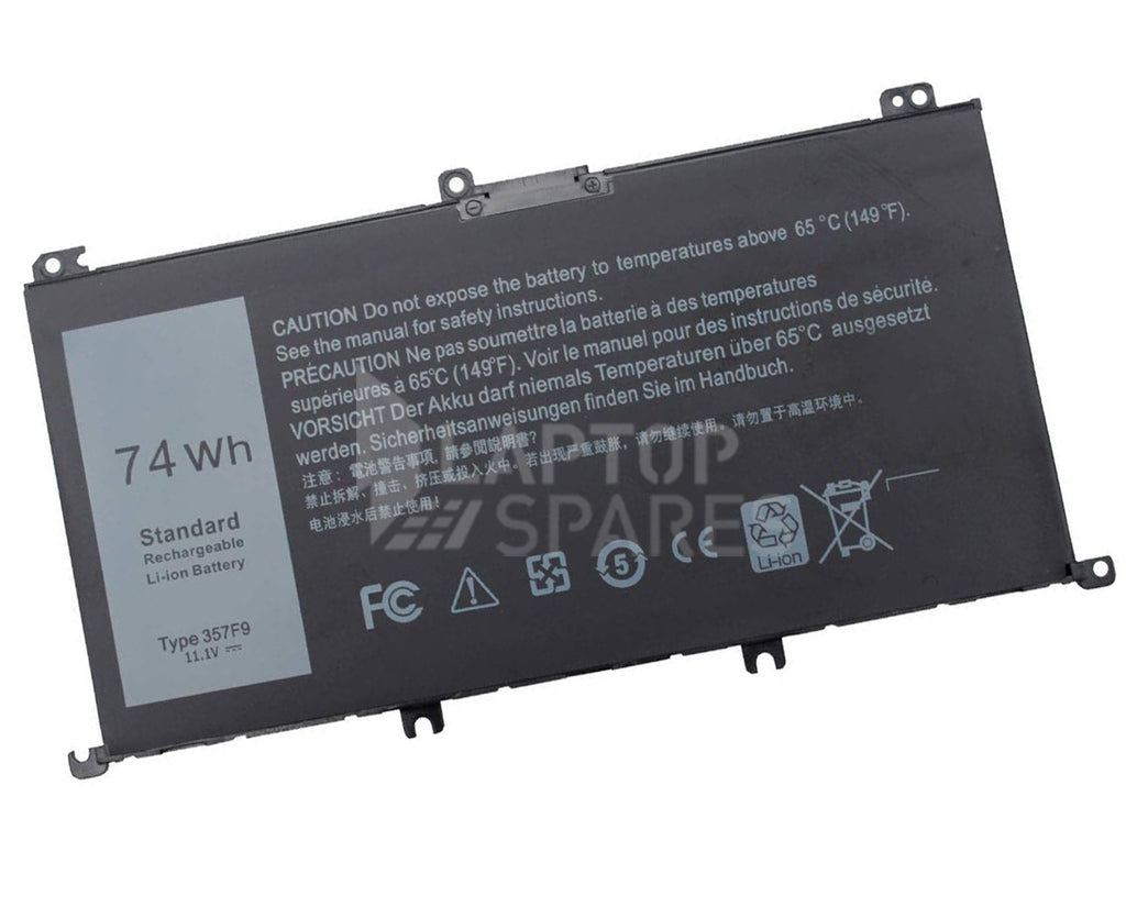 Dell Inspiron I7559-2512BLK I7559-763BLK 74Wh 6 Cell Battery - Laptop Spares