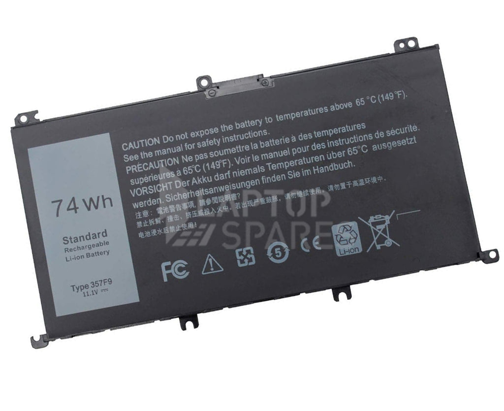 Dell Inspiron 7557 7559 7566 7567 7759 74Wh 6 Cell Battery Laptop Spares dell-inspiron-7557-7559-7566-7567-7759-74wh-6-cell-battery-laptop-spares