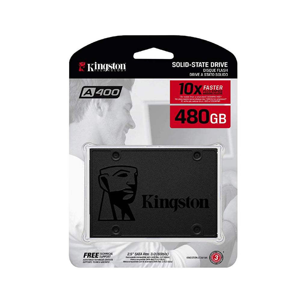 Kingston A400 480GB 2.5" SATA III Solid State Drive - Laptop Spares
