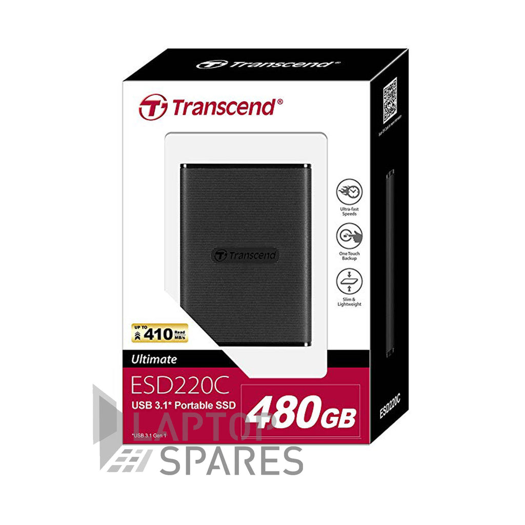 TRANSCEND ESD220C 480GB 3D NAND Solid State Drive - Laptop Spares