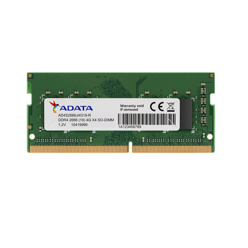 ADATA 4GB DDR4 2666MHz SO-DIMM Laptop RAM - Laptop Spares