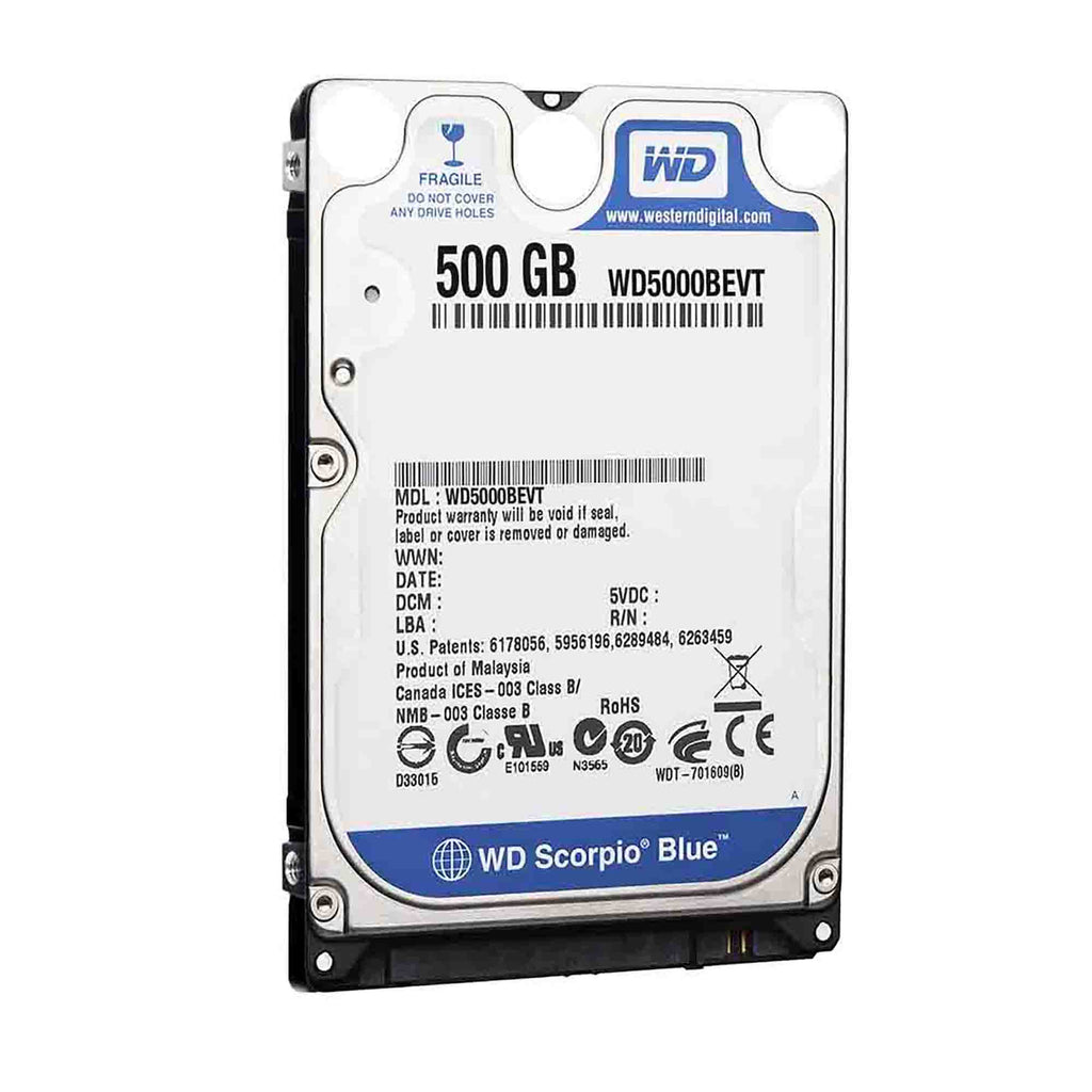 Mix Brand 500GB 2.5" Laptop Hard Drives - Laptop Spares