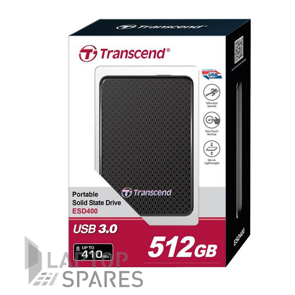 Transcend ESD400 512GB USB 3.0 External Solid State Drive - Laptop Spares