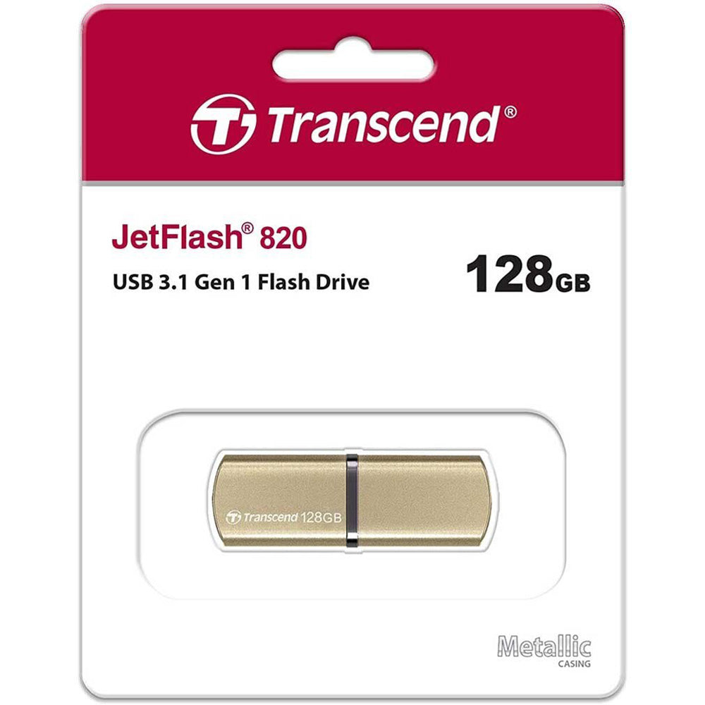 Transcend 128GB JetFlash 820 USB 3.1 Gen 1 Flash Drive - Laptop Spares