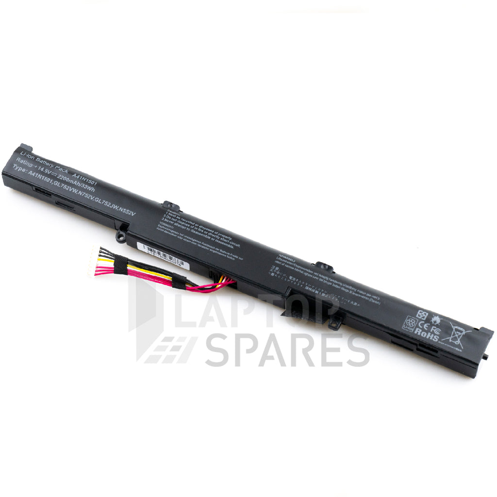 Asus GL752 A41N1501 2200mAh 4 Cell Battery - Laptop Spares