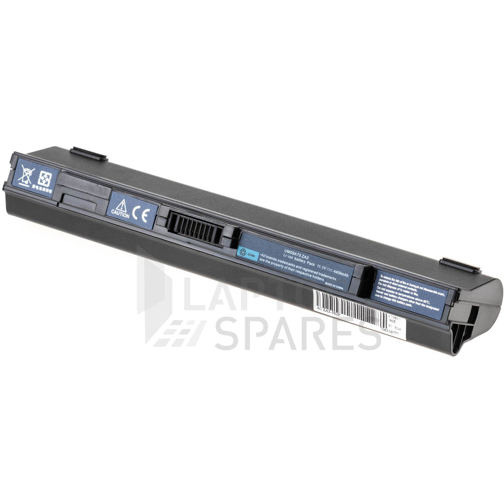 Acer Aspire One 751H 52YK 52YR 52YW 4400mAh 6 Cell Battery - Laptop Spares