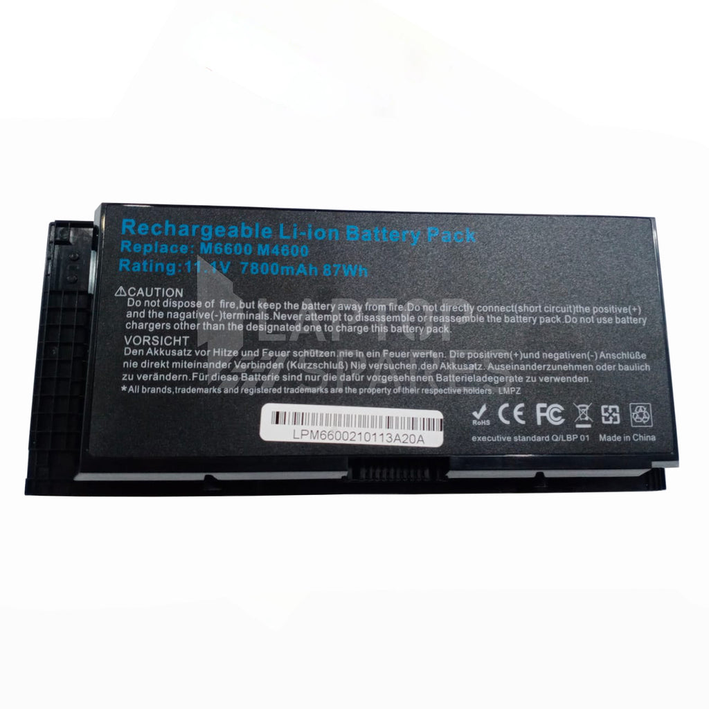 Dell Precision M4600 M4700 M4800 M6600 M6700 M6800 87Wh 9 Cell Battery - Laptop Spares