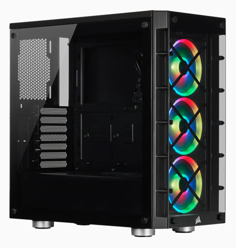 Corsair iCUE 465X RGB Mid-Tower ATX Smart Case - Laptop Spares