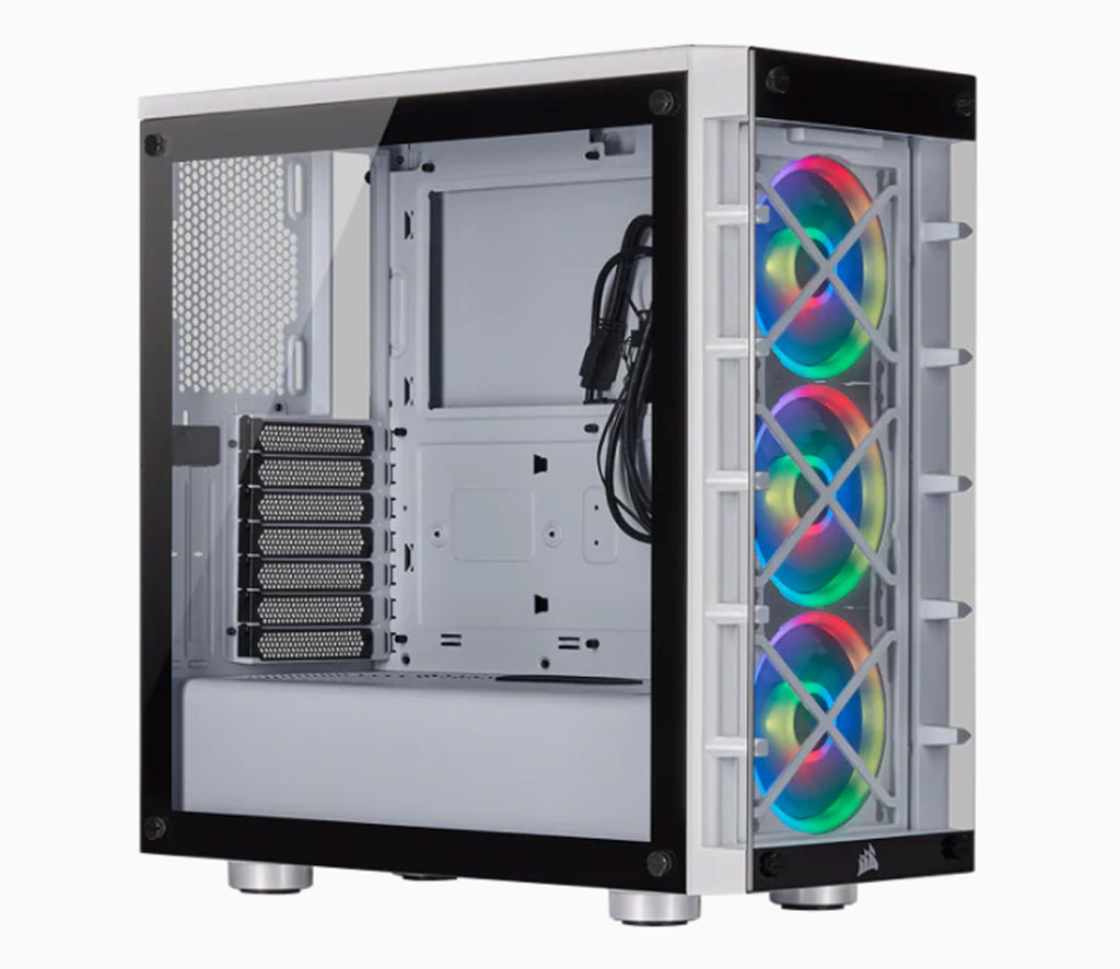 Corsair iCUE 465X RGB Mid-Tower ATX Smart Case - Laptop Spares