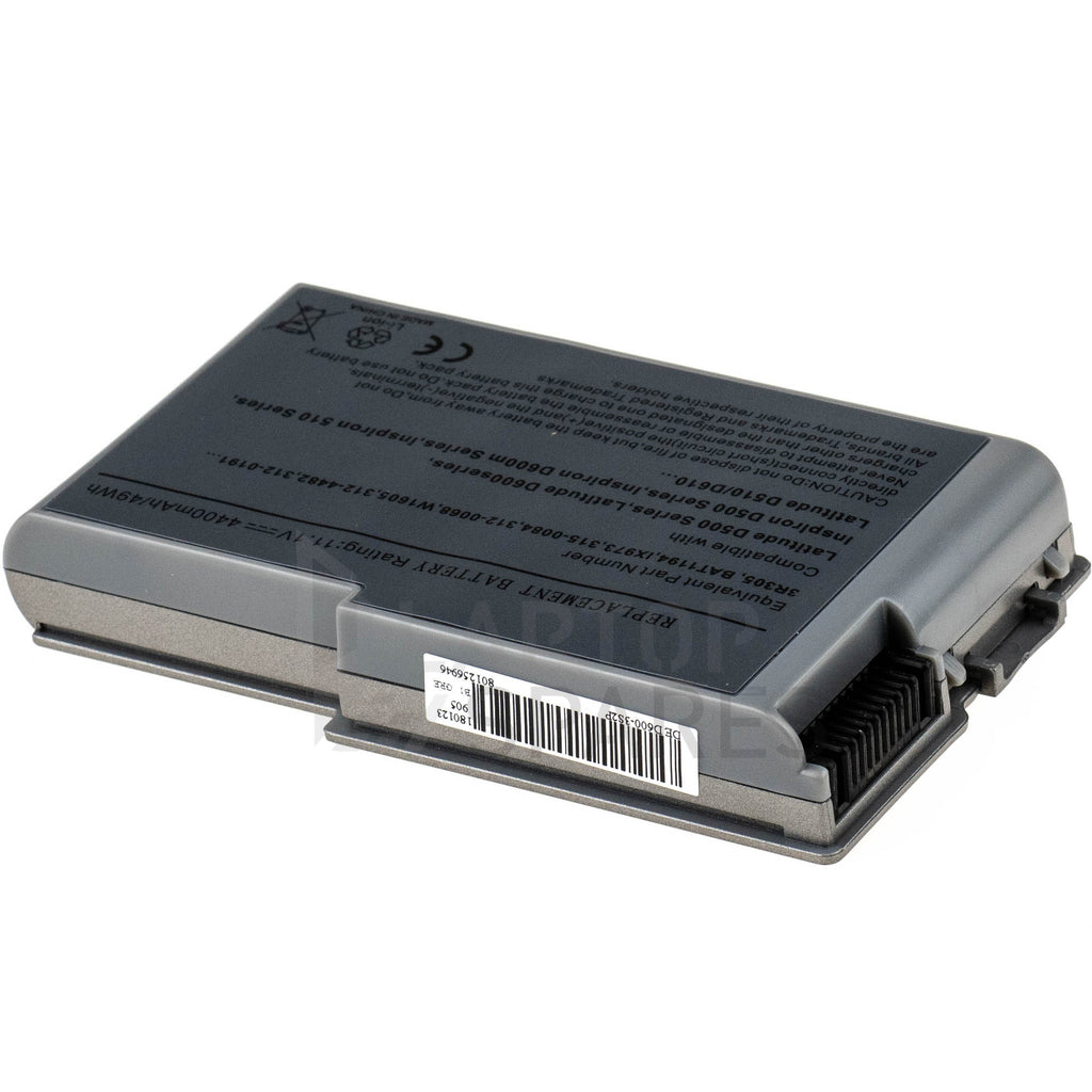 Dell Latitude D600 D610 4400mAh 6 Cell Battery - Laptop Spares