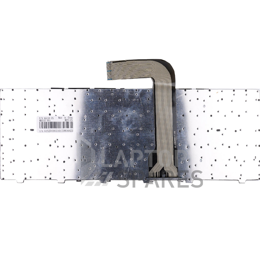 Dell Tastatur Ersatzteil 4DFCJ – US-International, Für Inspiron N5110/M5110 Laptop, Schwarz