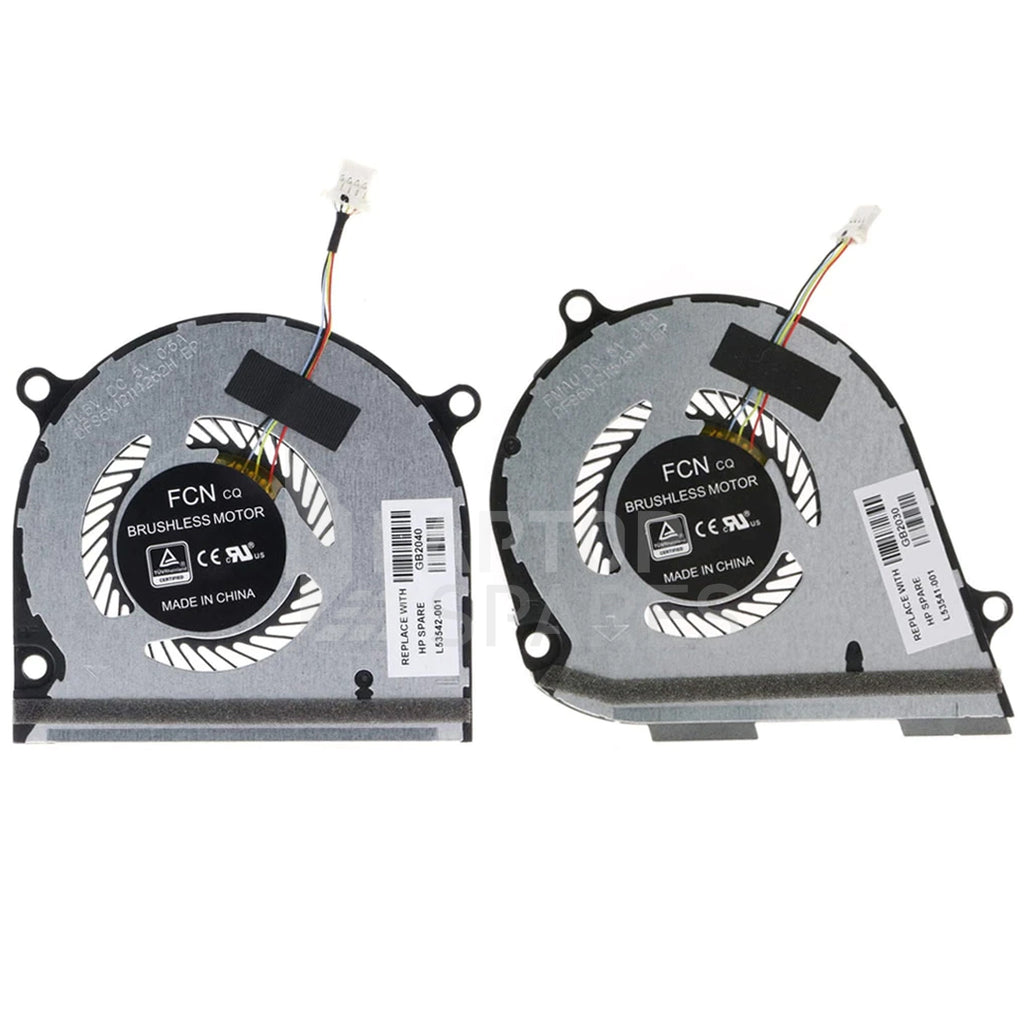 HP ENVY X360 15-DS Laptop CPU & GPU Cooling Fan - Laptop Spares