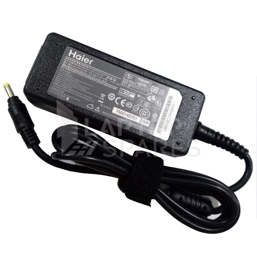 Haier 25W 12V 2.1A 4.0*1.7mm Replacement Laptop AC Adapter Charger - Laptop Spares