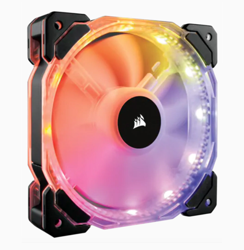 Corsair HD120 RGB LED High Performance 120mm PWM Fan with Controller - Laptop Spares