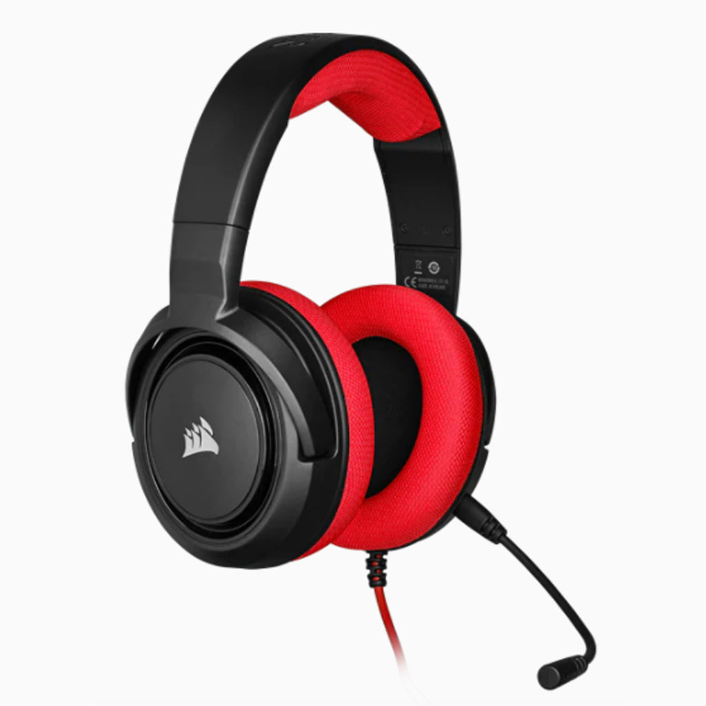 Corsair HS35 Stereo Gaming Headset — Red - Laptop Spares