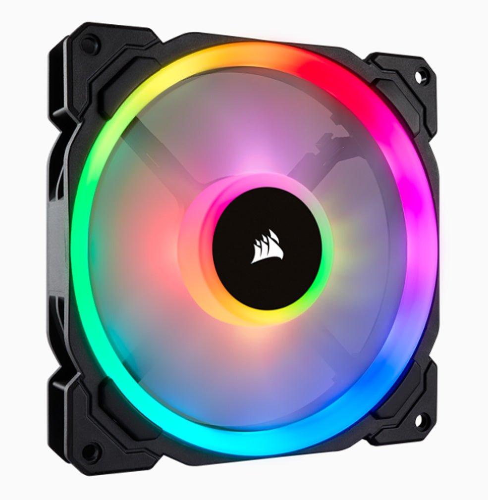Corsair ML120 PRO RGB LED 120MM PWM Premium Magnetic Levitation Fan — Single Pack - Laptop Spares