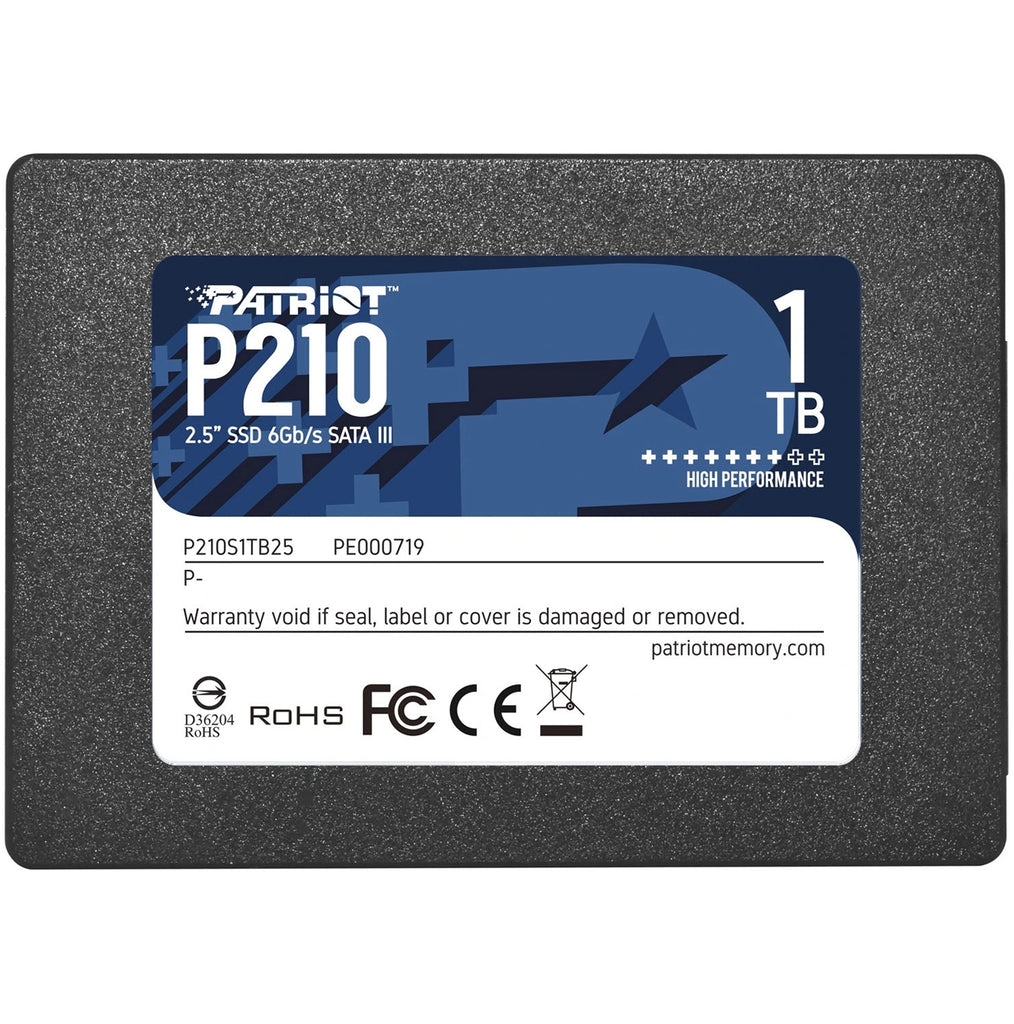 Patriot P210 1TB 2.5" SATA III Solid State Drive - Laptop Spares