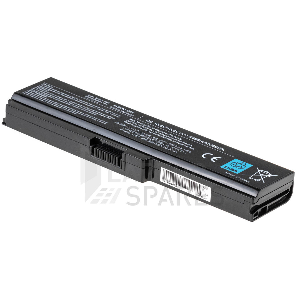 Toshiba PA3816U-1BAS PA3816U-1BRS PA3817U-1BAS PA3817U-1BRS 4400mAh 6 Cell Battery - Laptop Spares