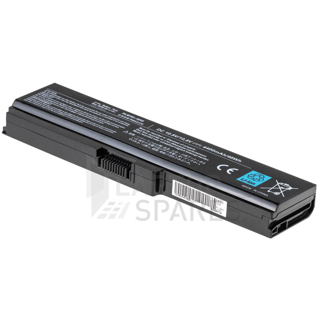 Toshiba Satellite L635-S3012BN L635-S3012RD 4400mAh 6 Cell Battery - Laptop Spares