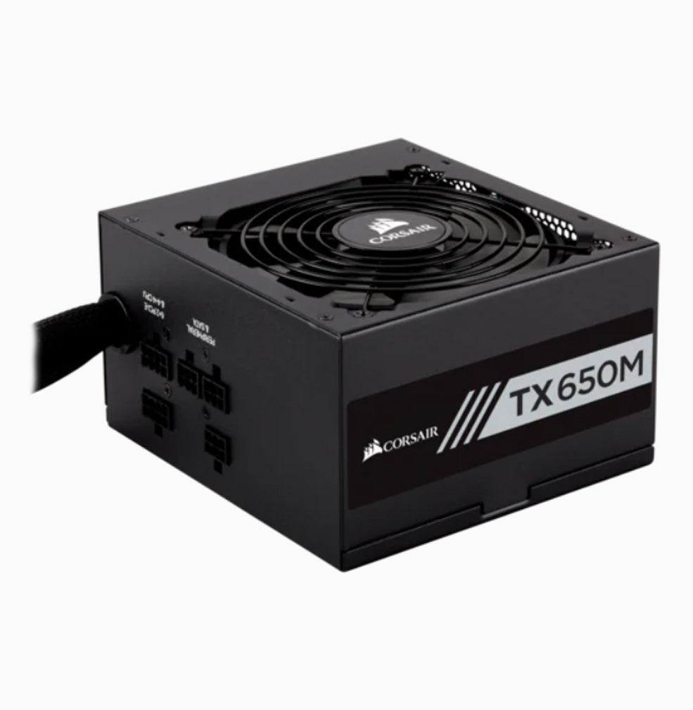 Corsair TX-M Series TX650M — 650 Watt 80 Plus Gold Certified PSU (UK) - Laptop Spares
