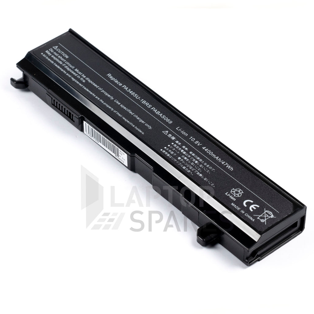 Toshiba PA3451U-1BRS PABAS069 PABAS067 4400mAh 6 Cell Battery - Laptop Spares