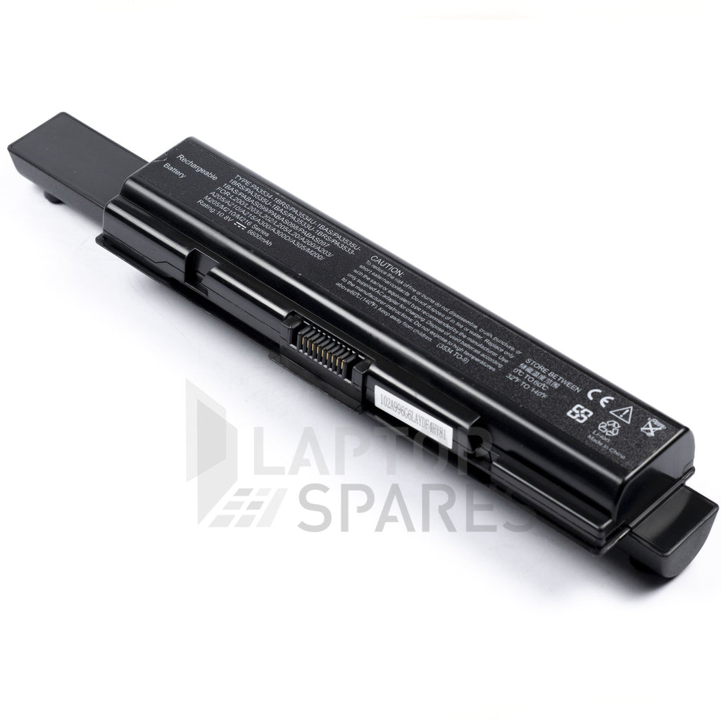 Toshiba PA3534U PA3534U-1BAS 6600mAh 9 Cell Battery - Laptop Spares