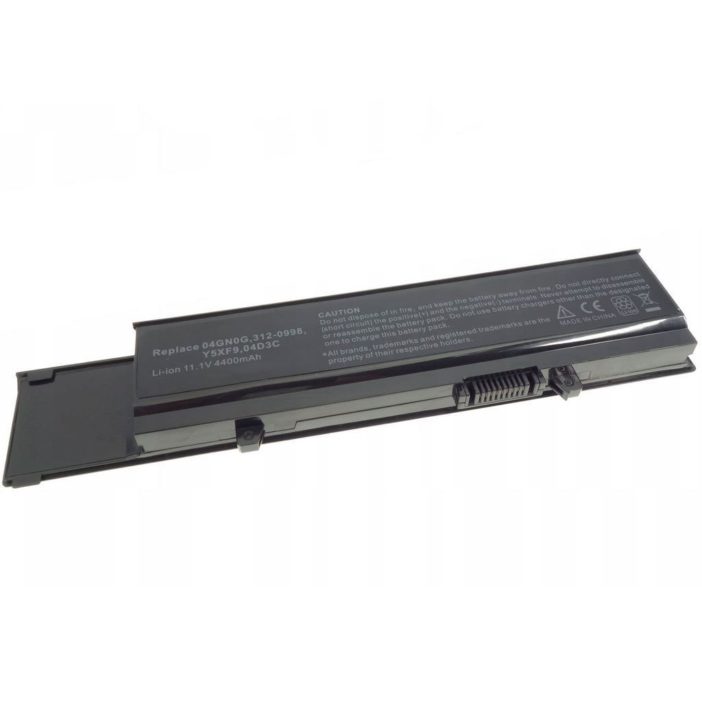 Dell Vostro 0TY3P4 312-0997 312-0998 4400mAh 6 Cell Battery - Laptop Spares