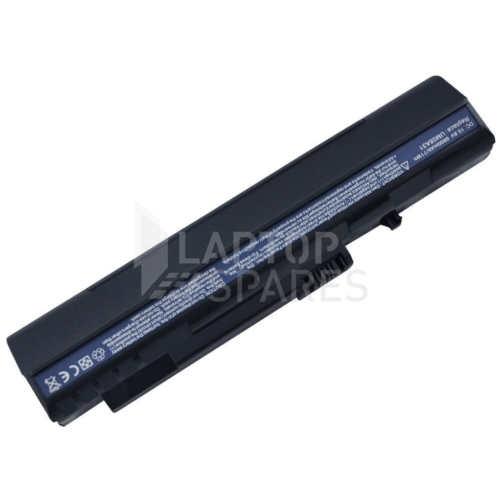 Acer Aspire One ZG5 6600mAh 9 Cell Battery - Laptop Spares