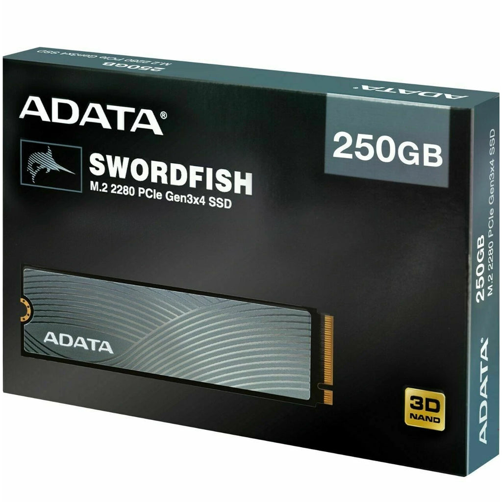 Adata Swordfish 250GB NVMe PCIE SSD Hard Drive M.2 2280 Card - Laptop Spares