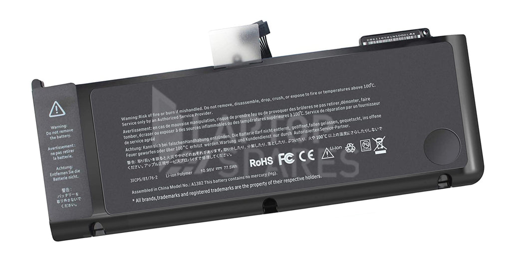 Apple MacBook Pro 15 Inch A1382 2011 2012 77.5Wh 9 Cell battery - Laptop Spares