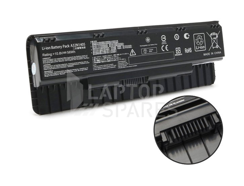 Asus R751JK 4400mAh 6 Cell Battery - Laptop Spares