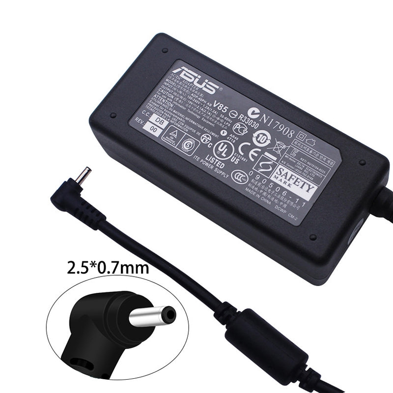 ASUS 40W 19V 2.1A 2.5*0.7mm Replacement Laptop AC Adapter Charger - Laptop Spares