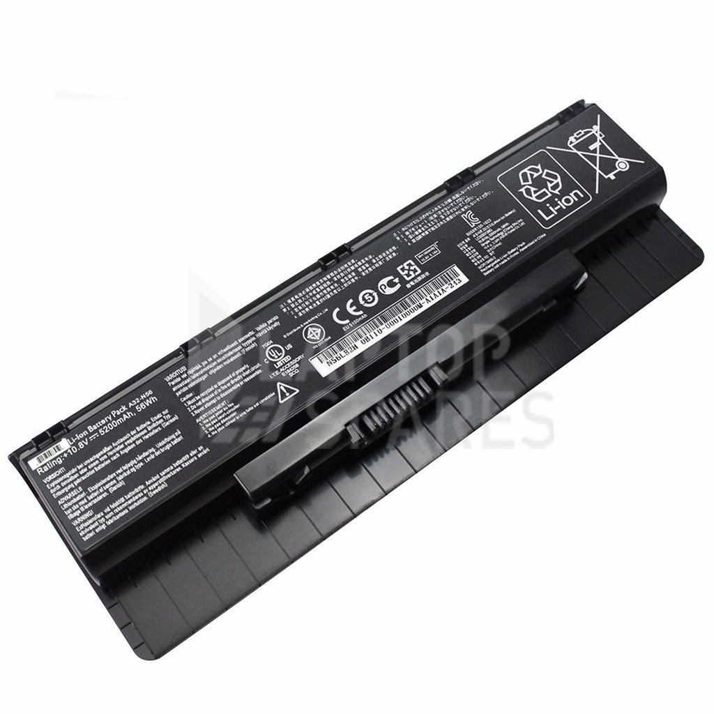 Asus N56 N56V N56VZ 4400mAh 6 Cell Battery - Laptop Spares