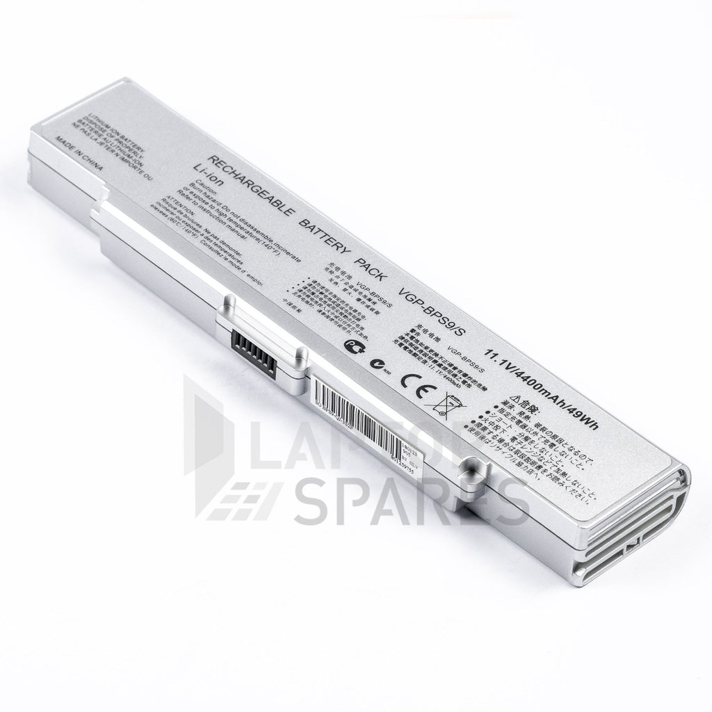 Sony VAIO VGN-CR21S/L 4400mAh 6 Cell Battery - Laptop Spares