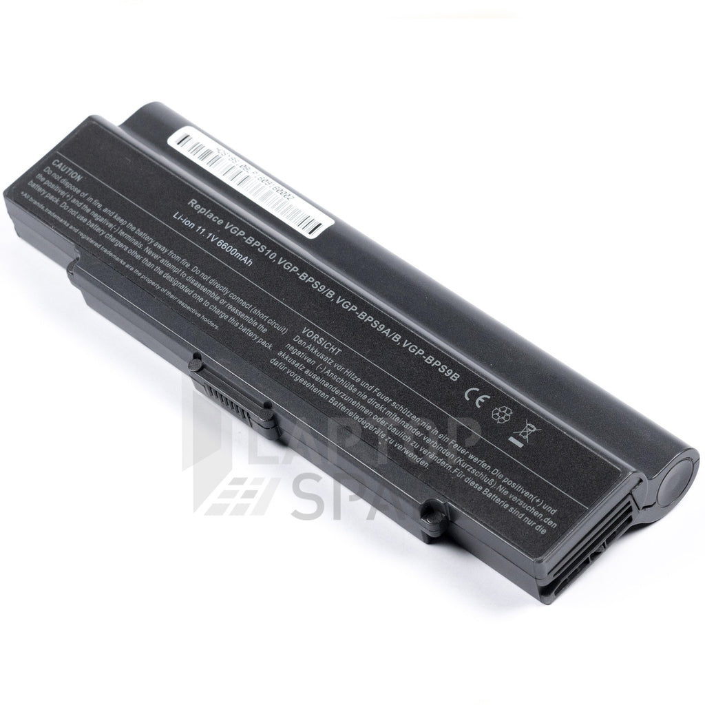 Sony Vaio VGN CR13G/L CR13G/P 6600mAh 9 Cell Battery - Laptop Spares